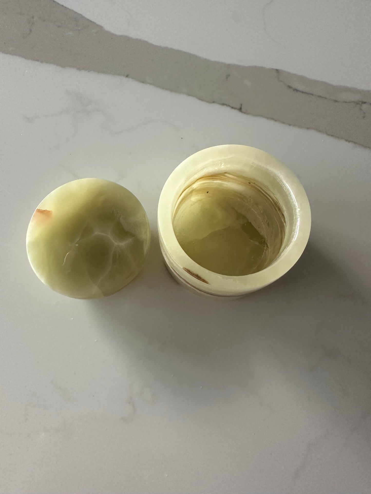 Mini Green Onyx Jewelry Box