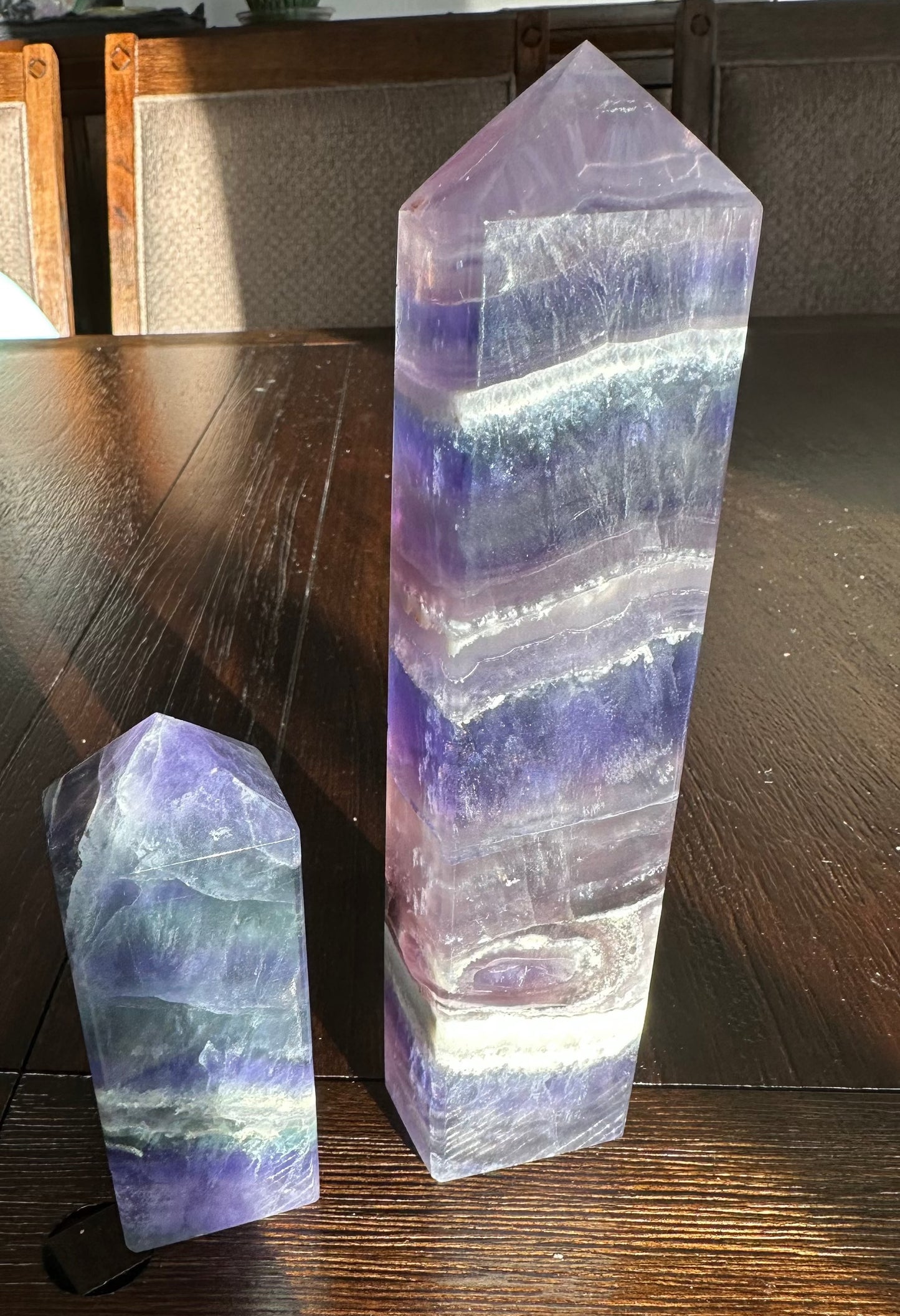 Rainbow Fluorite Obelisk
