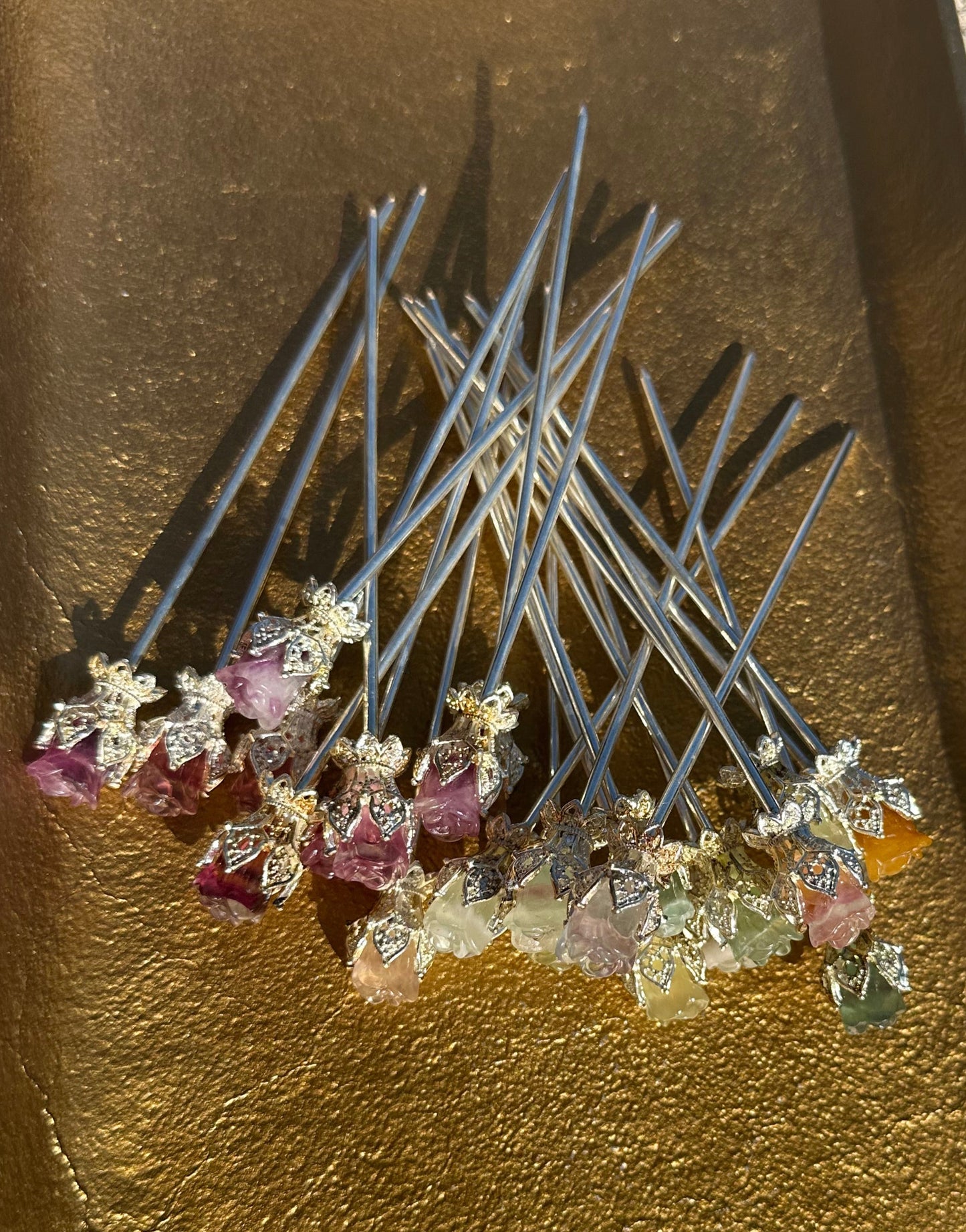 Mini Crystal Hair Pins