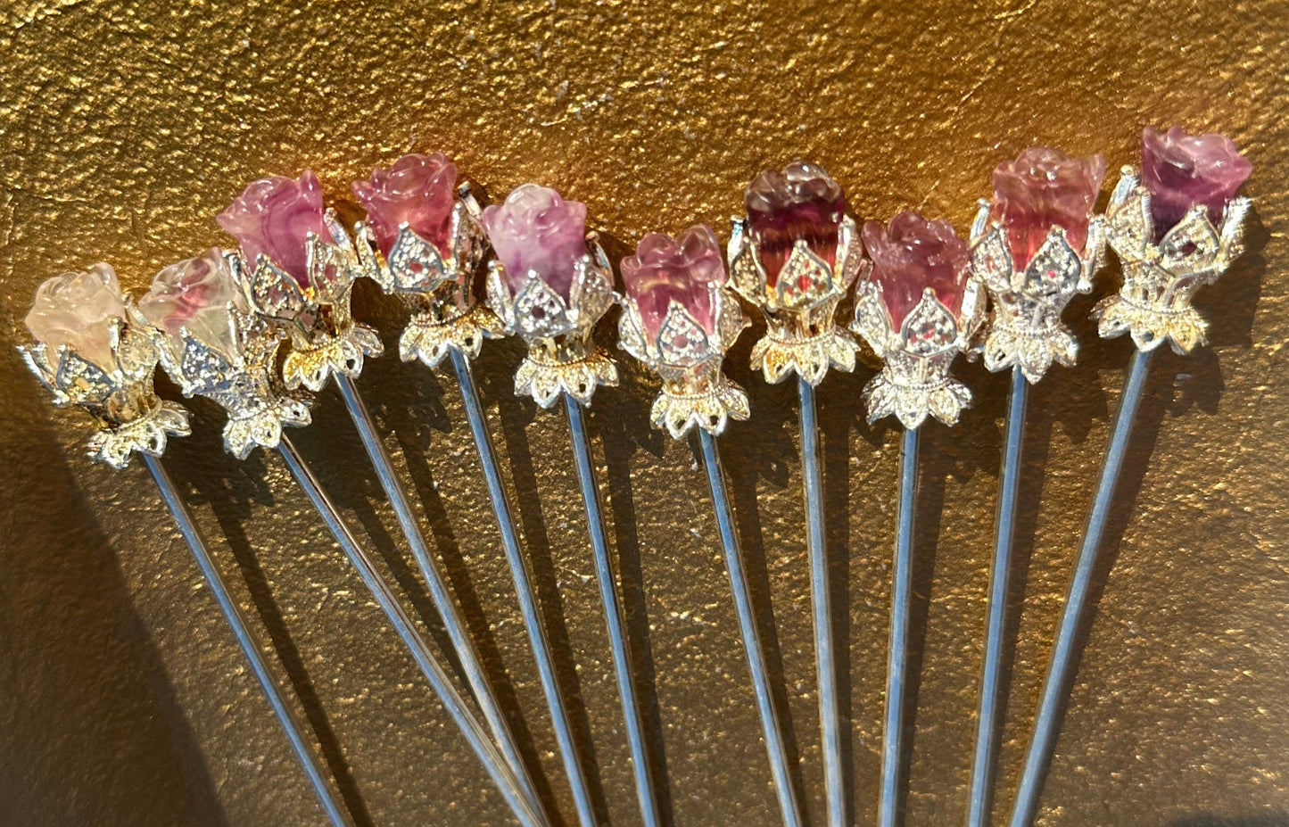 Mini Crystal Hair Pins