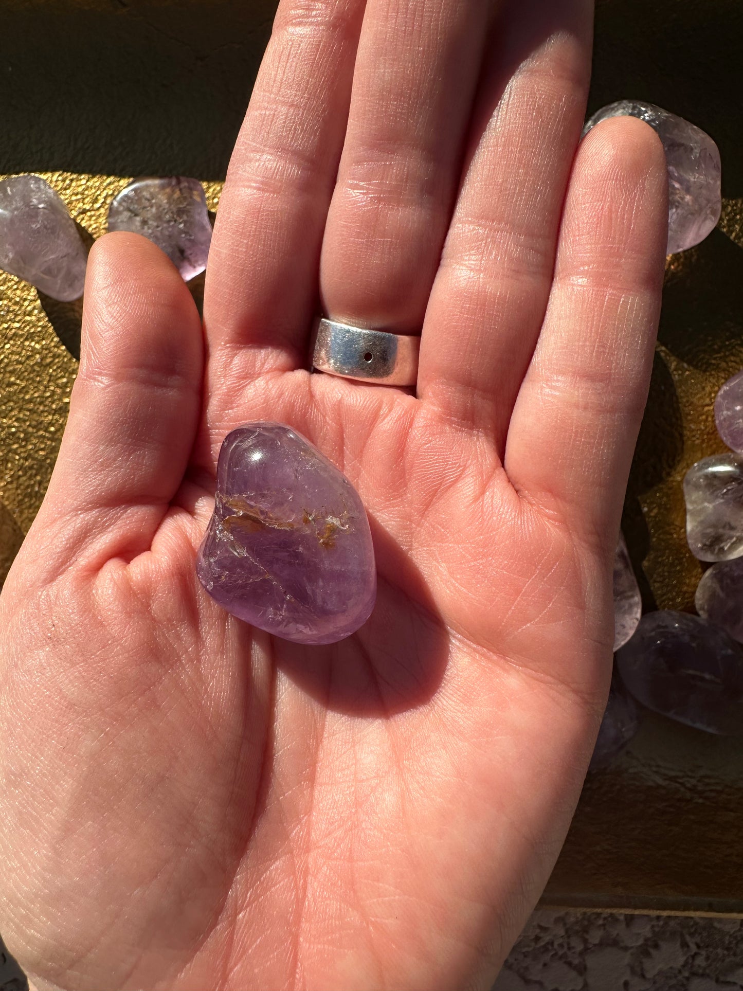 Amethyst tumbles