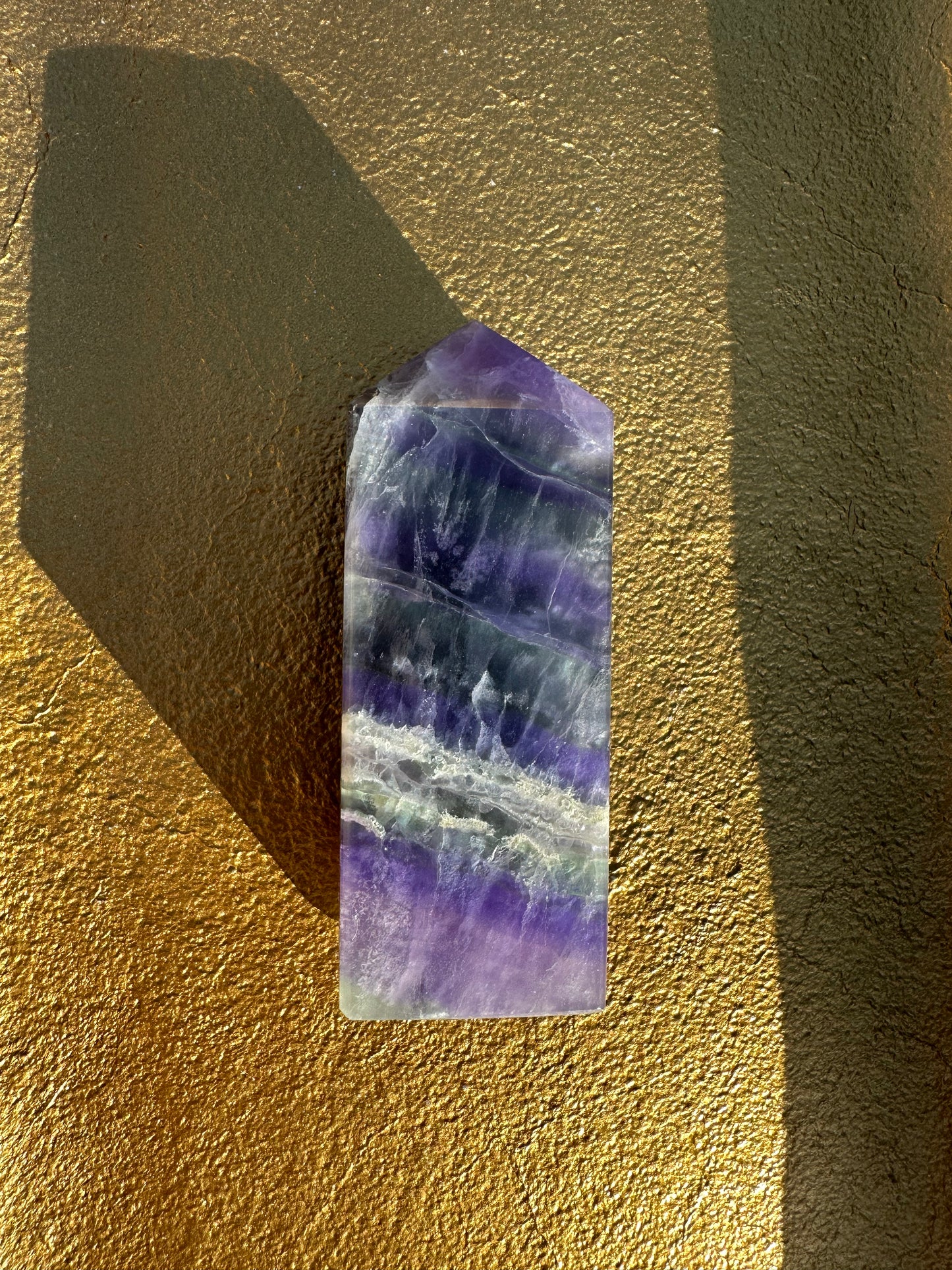 Rainbow Fluorite Obelisk
