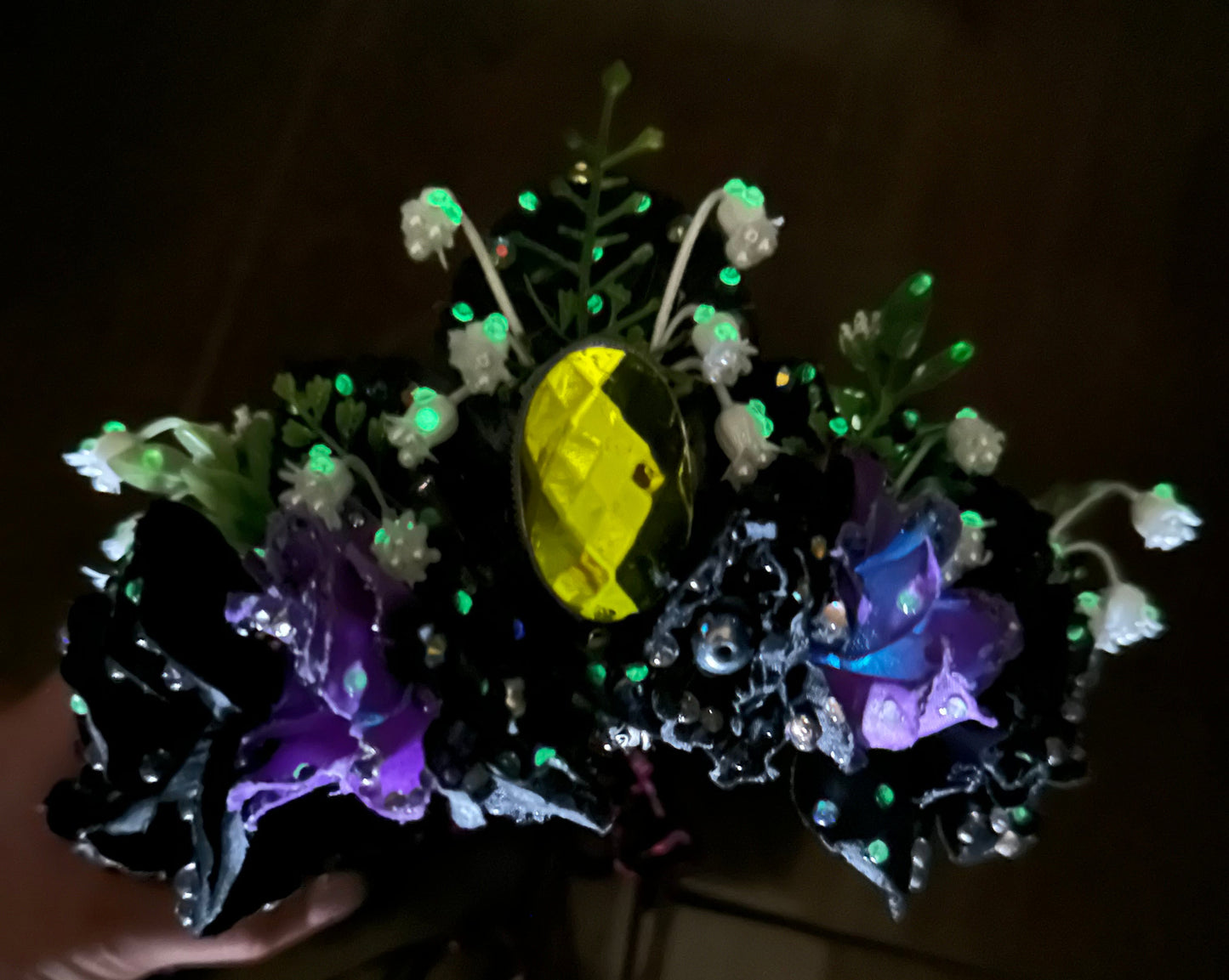 Mystic Topaz Flower Crown