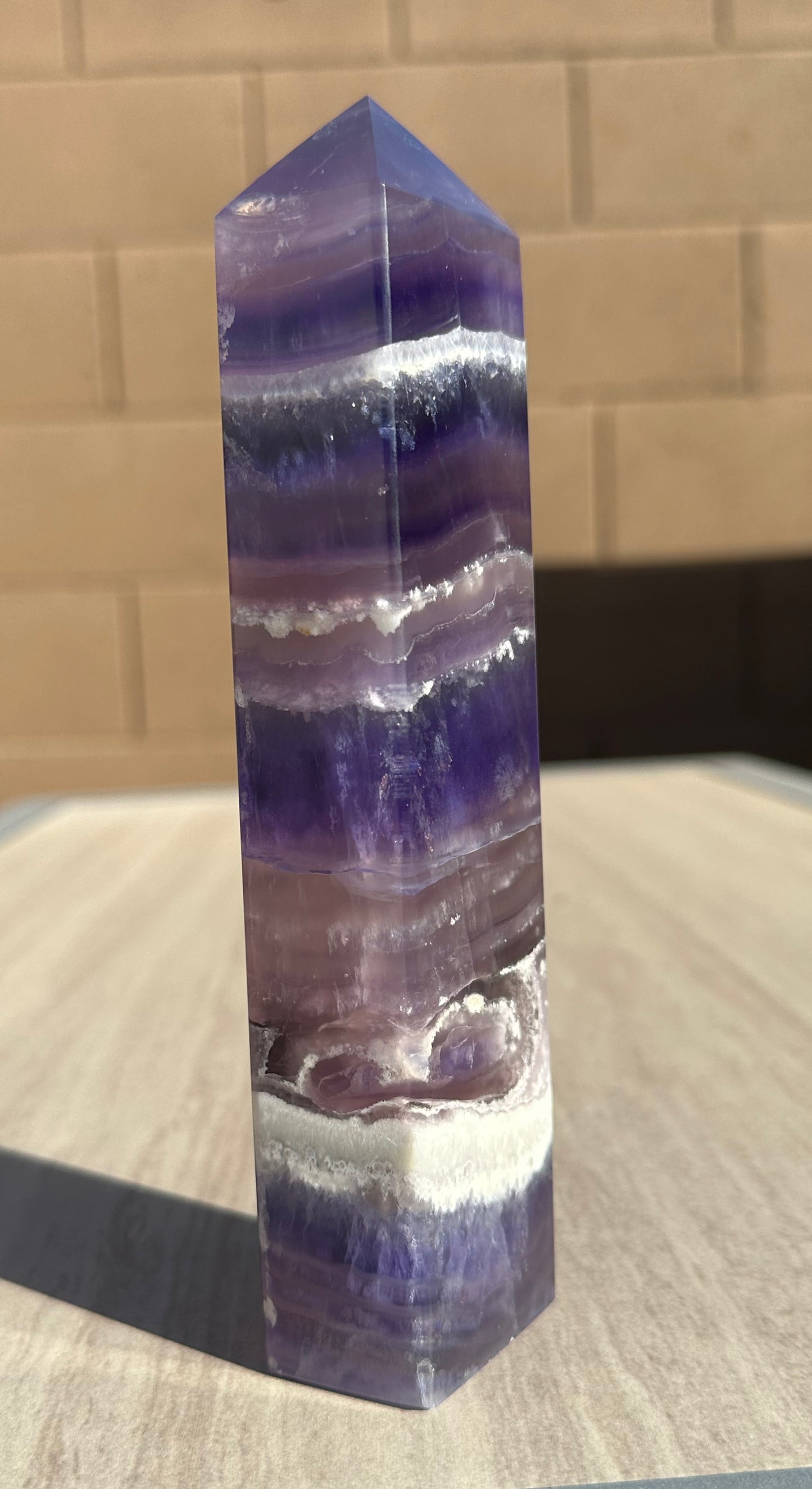 Rainbow Fluorite Obelisk