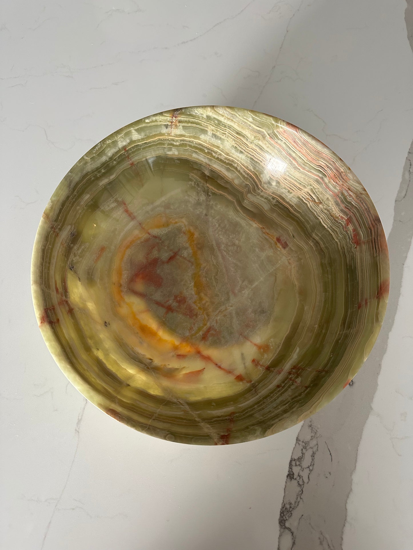 12 inch Green Onyx Bowl