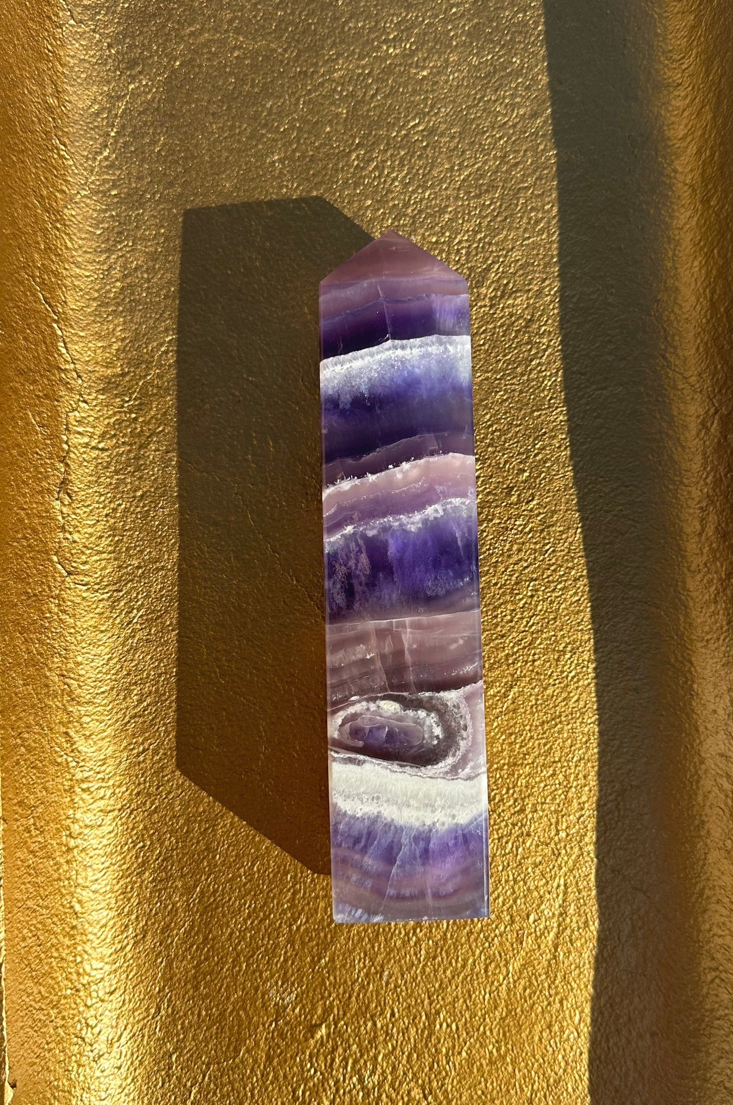 Rainbow Fluorite Obelisk
