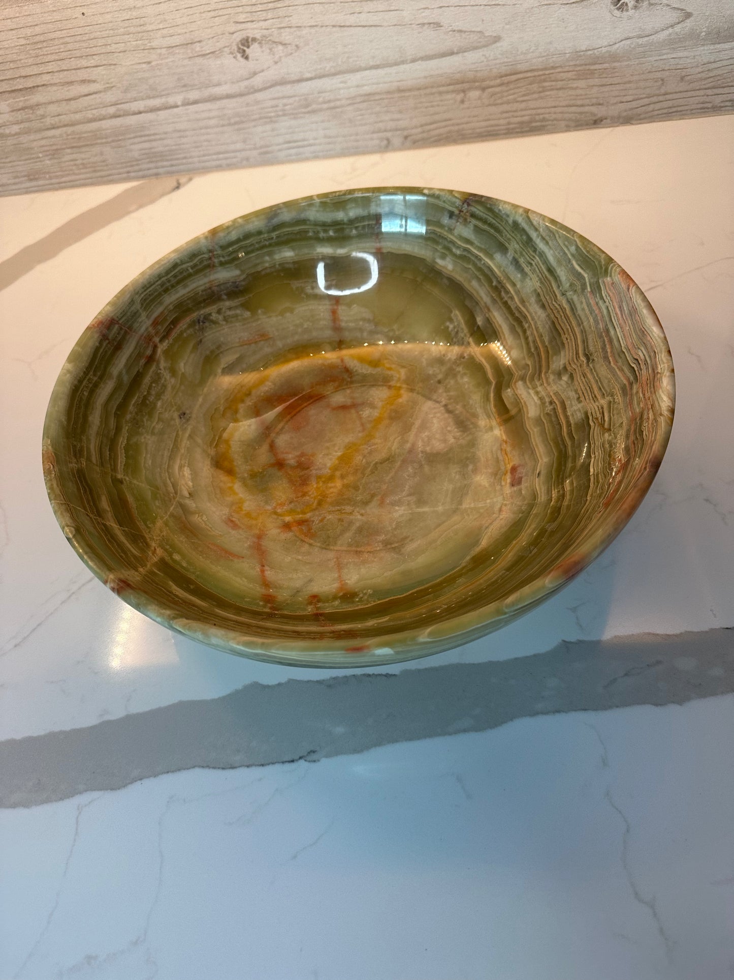 12 inch Green Onyx Bowl