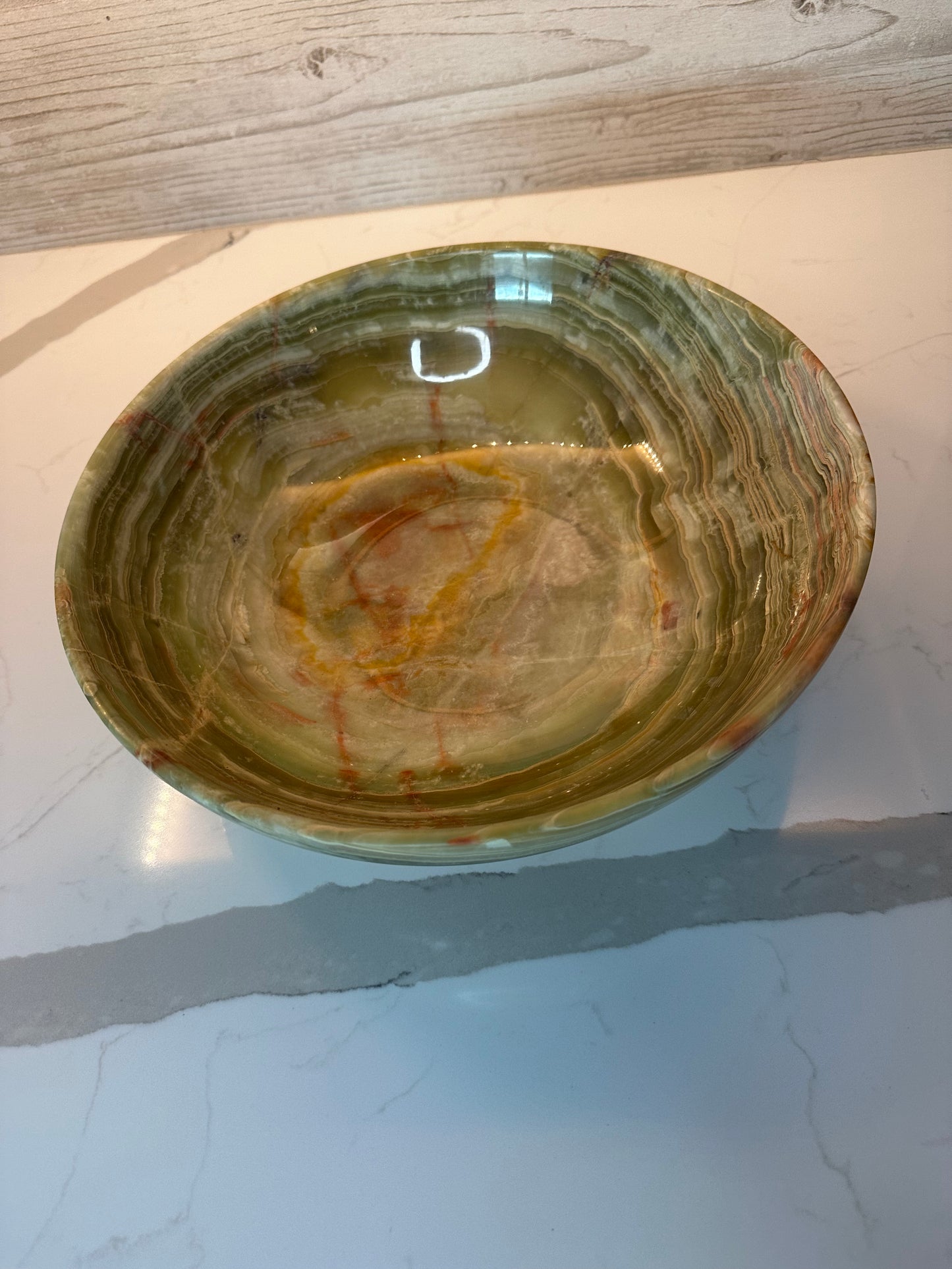 12 inch Green Onyx Bowl