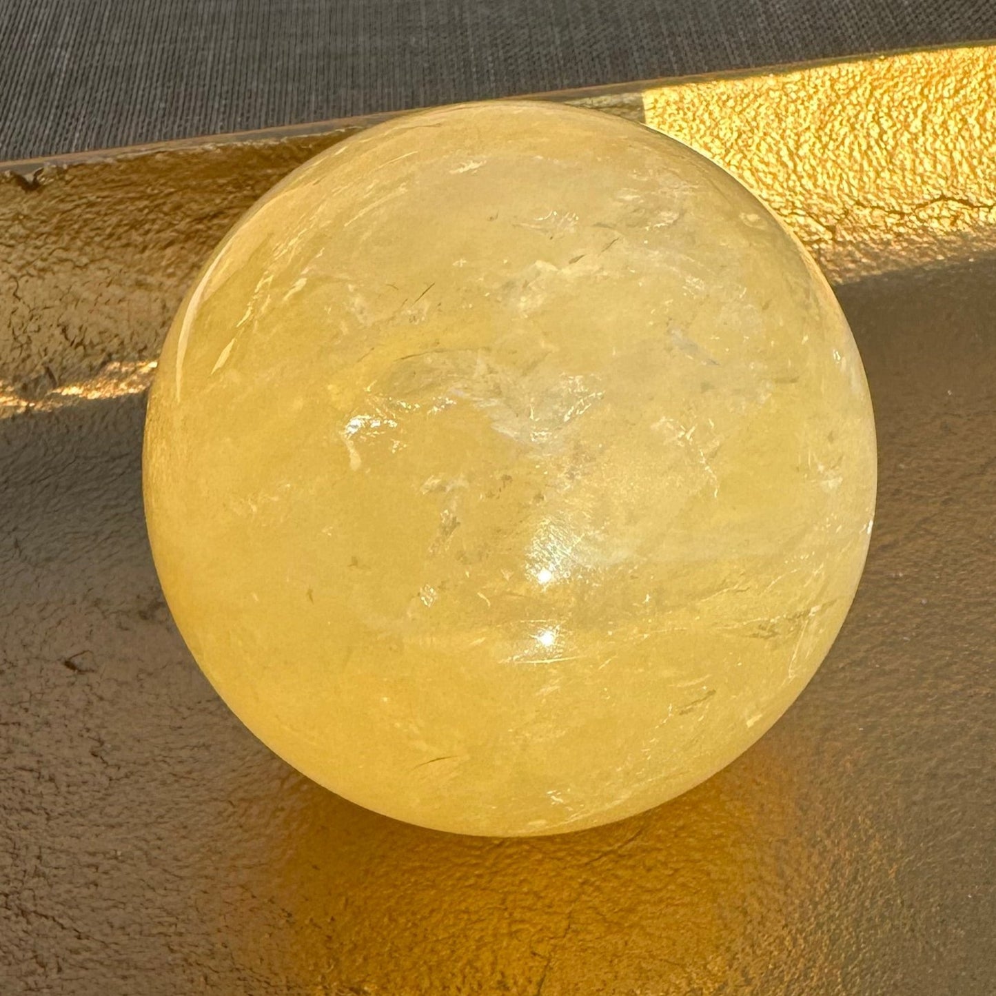 Starry Citrine Sphere