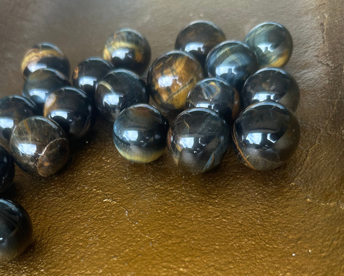 Mini Blue Tigers Eye Sphere
