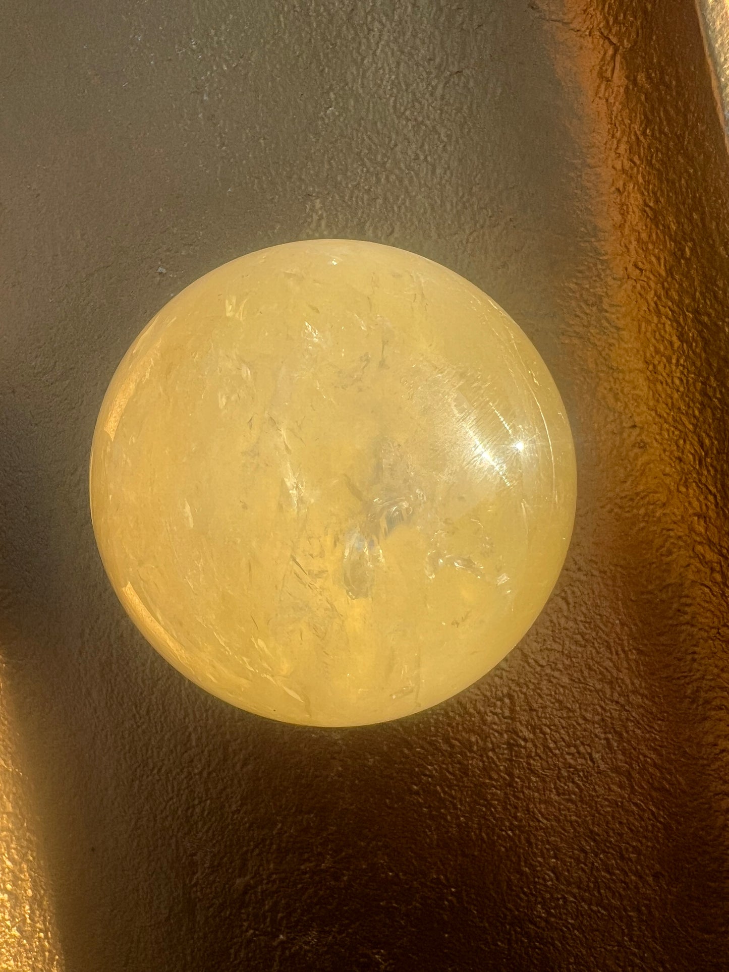 Starry Citrine Sphere