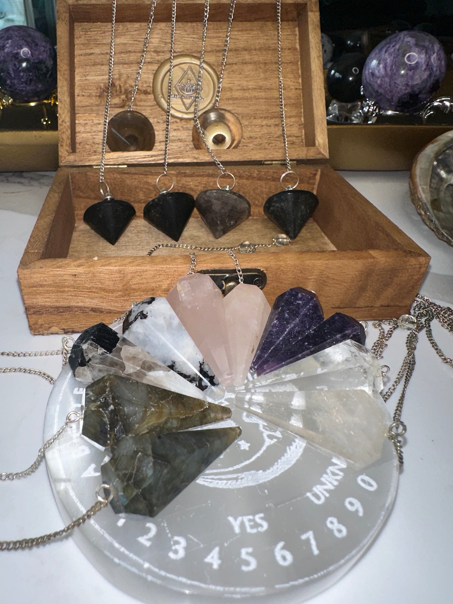 Crystal Pendulums