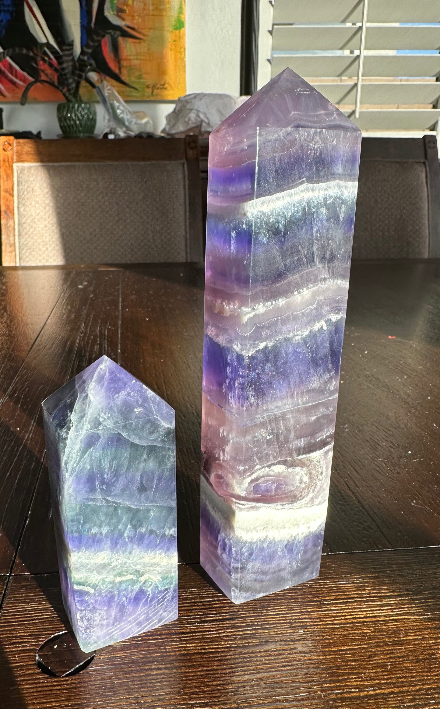 Rainbow Fluorite Obelisk