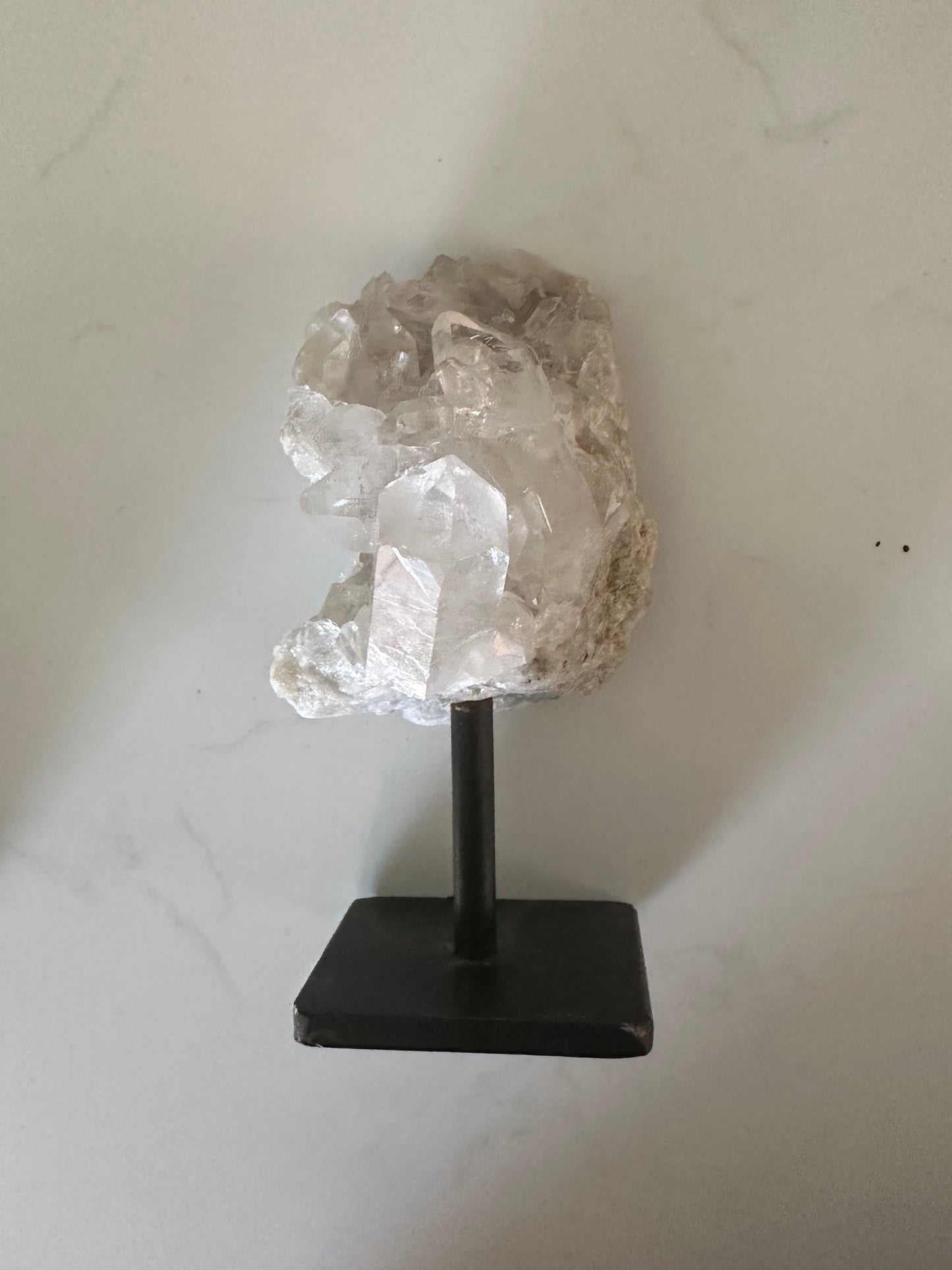 Mounted Clear Quartz Cluster
