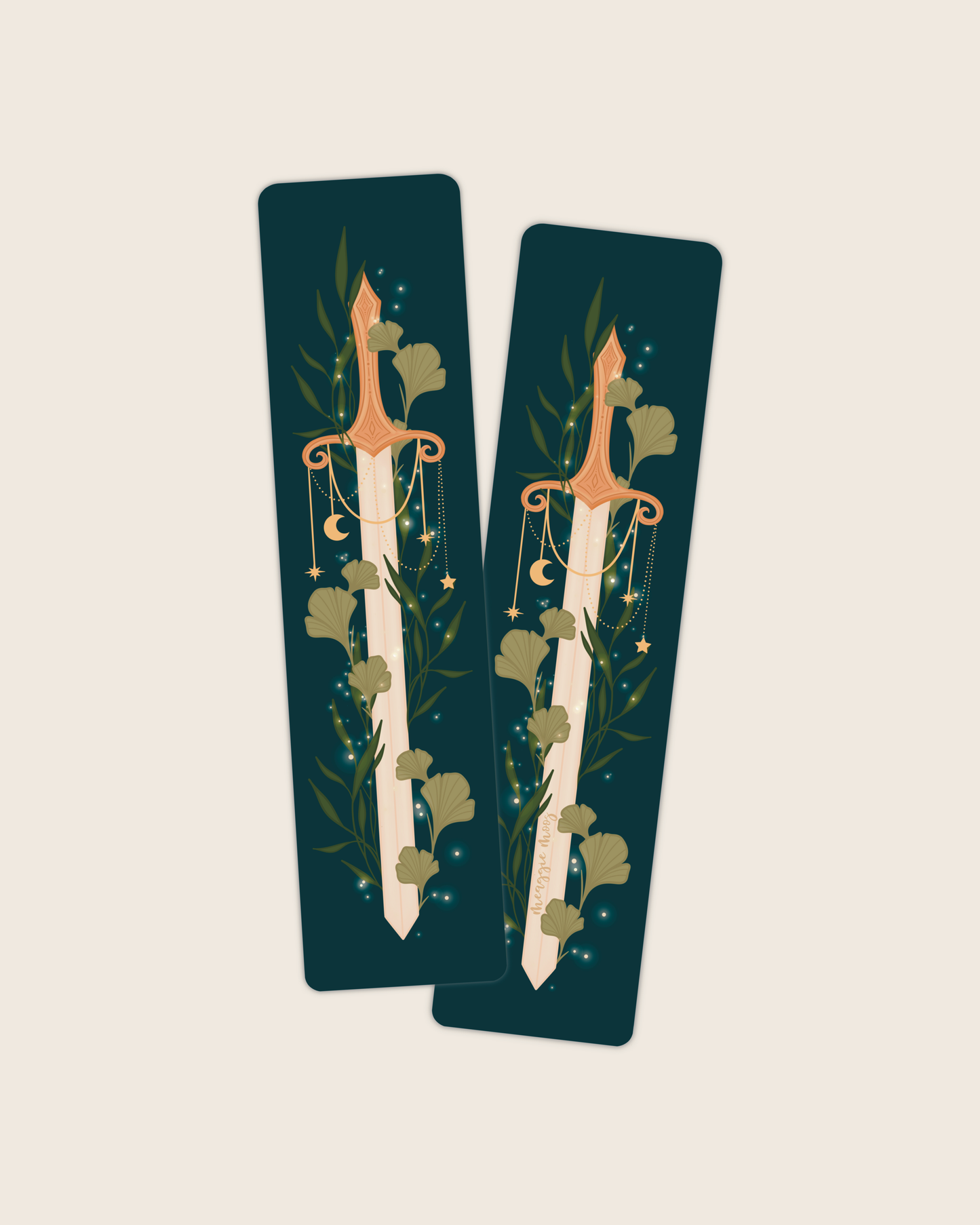 Star Sword 2x8 Bookmark | Celestial Fantasy Bookmark