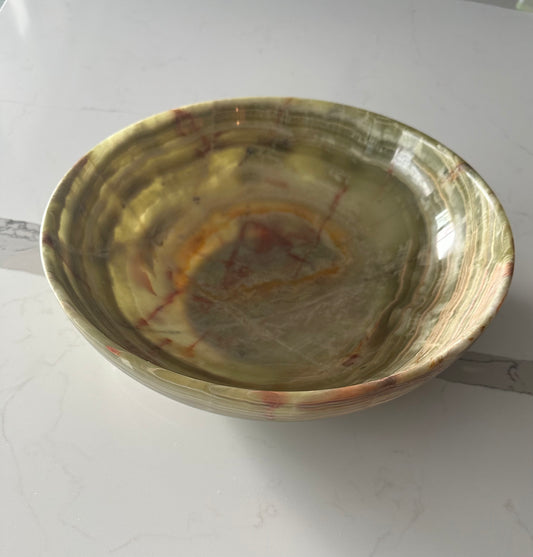 12 inch Green Onyx Bowl