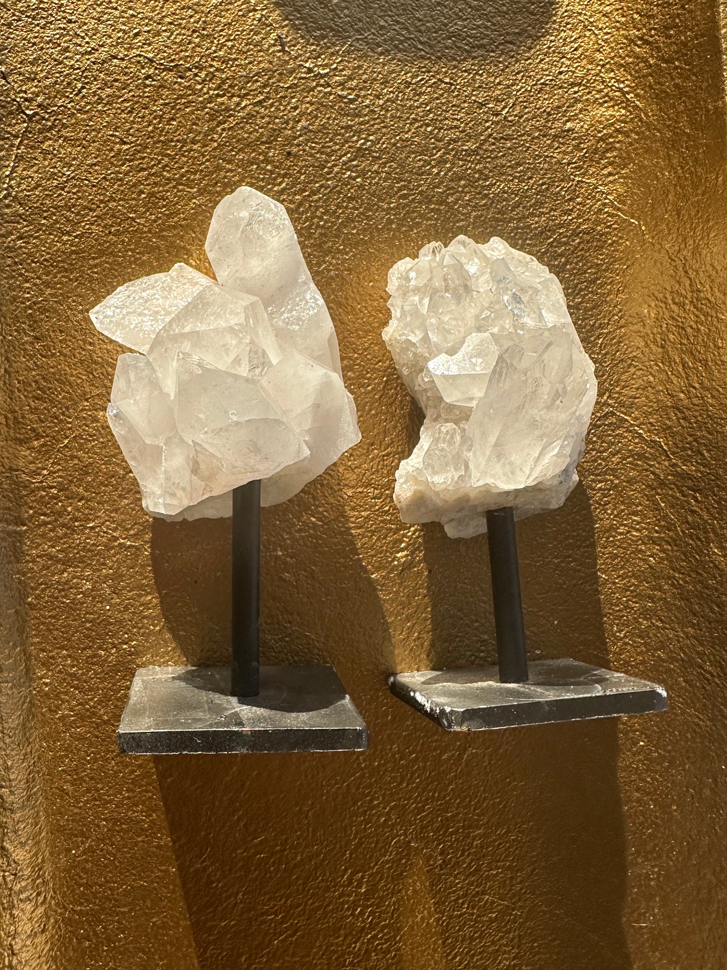 Mounted Clear Quartz Cluster