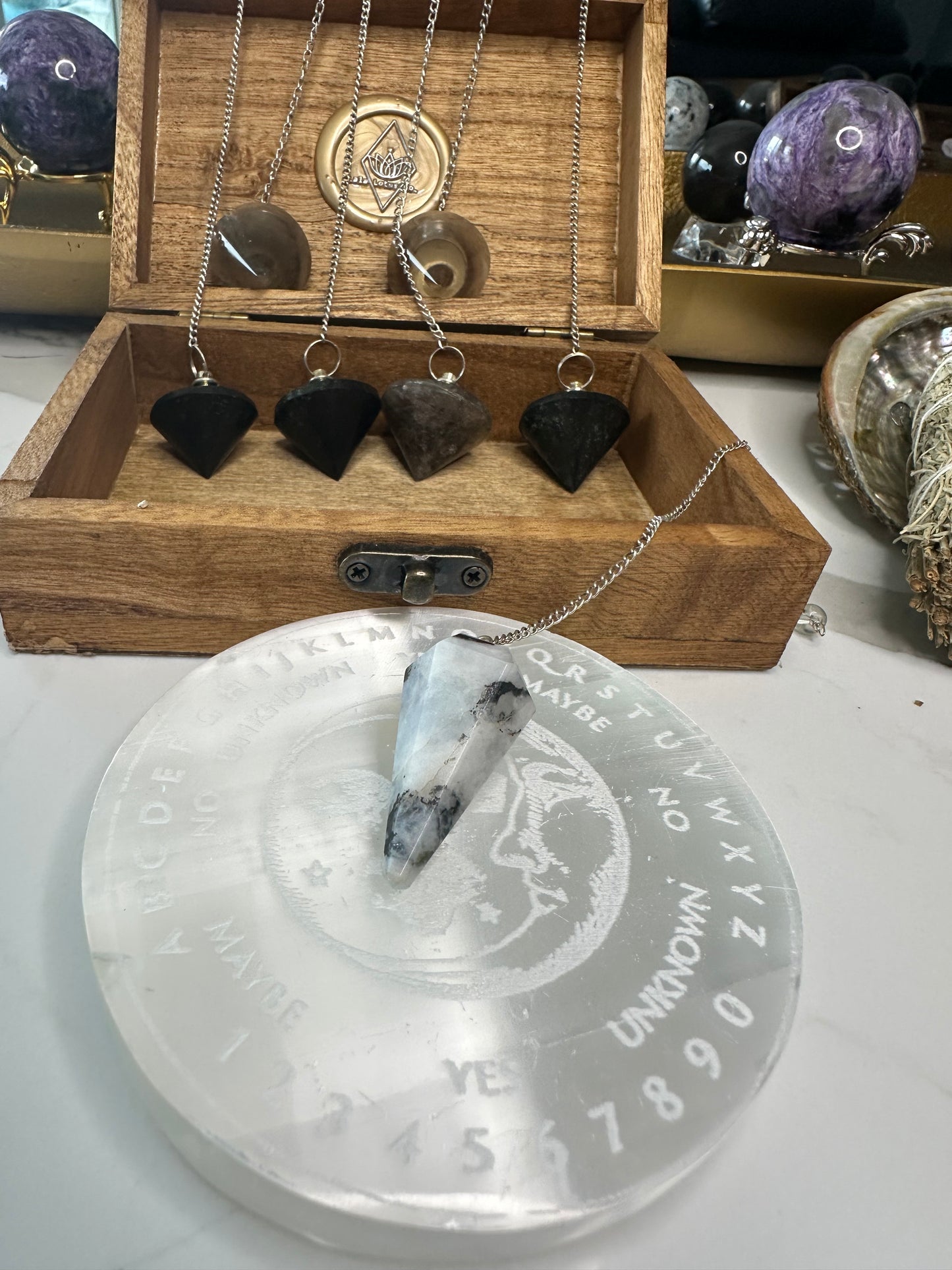 Crystal Pendulums
