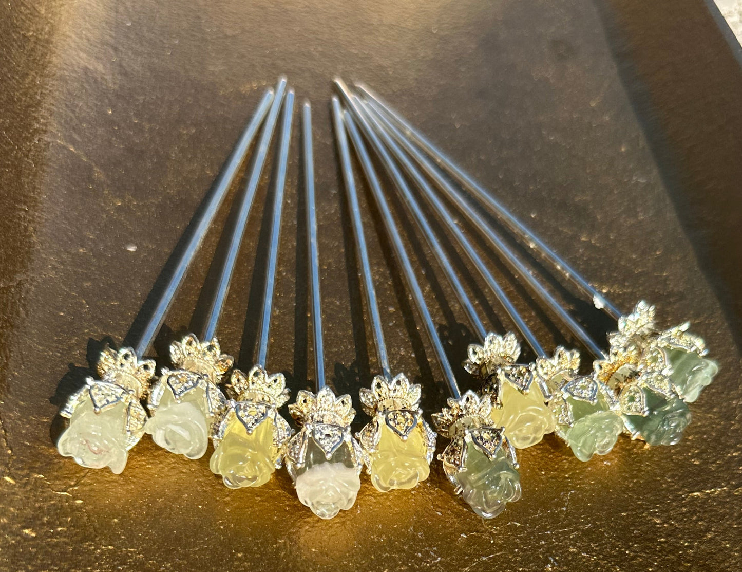 Mini Crystal Hair Pins