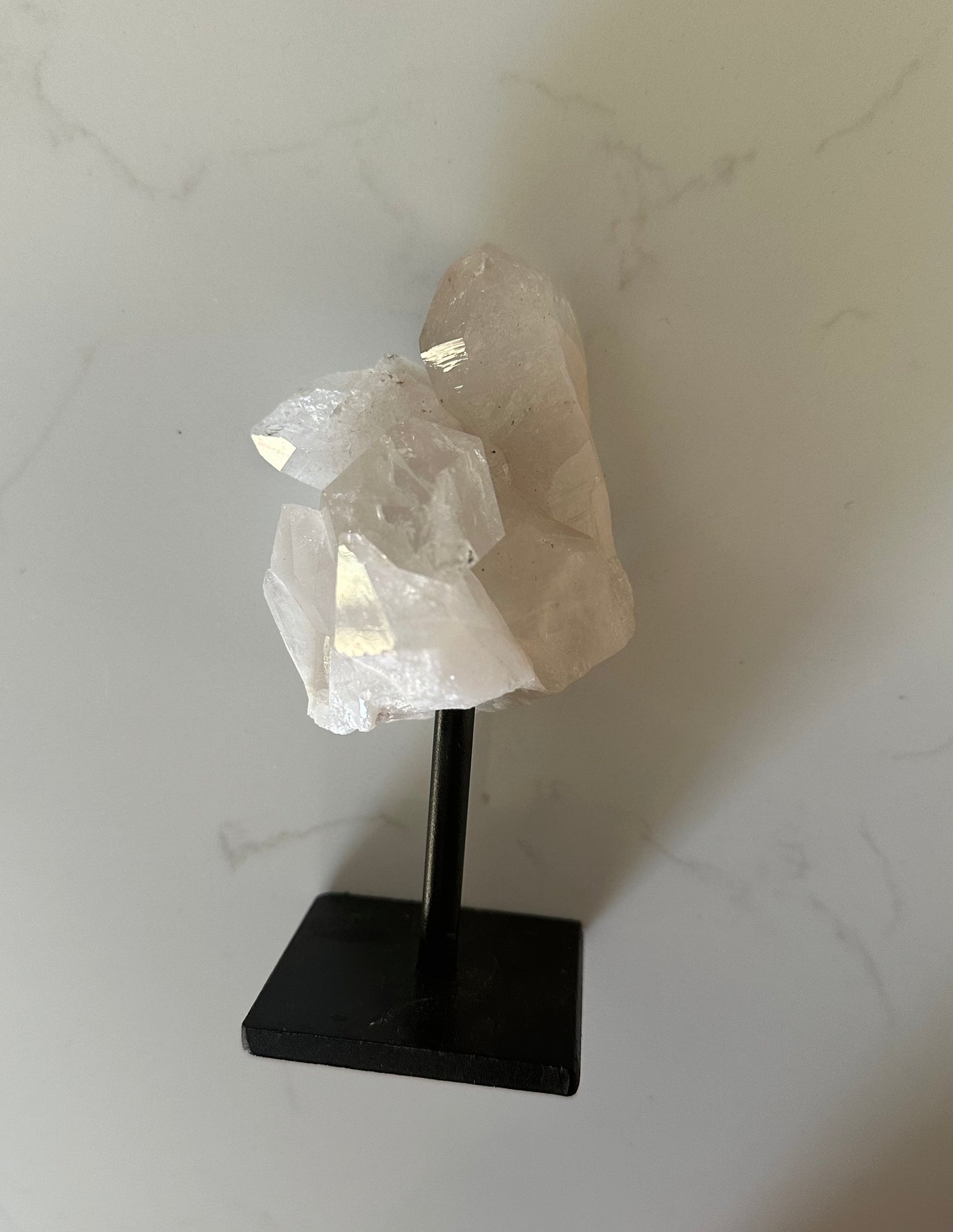 Mounted Clear Quartz Cluster
