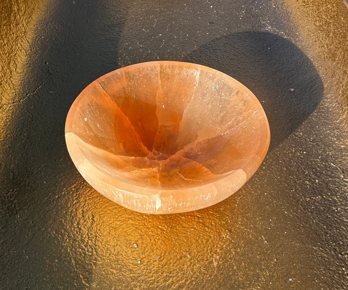Orange Selenite Bowl