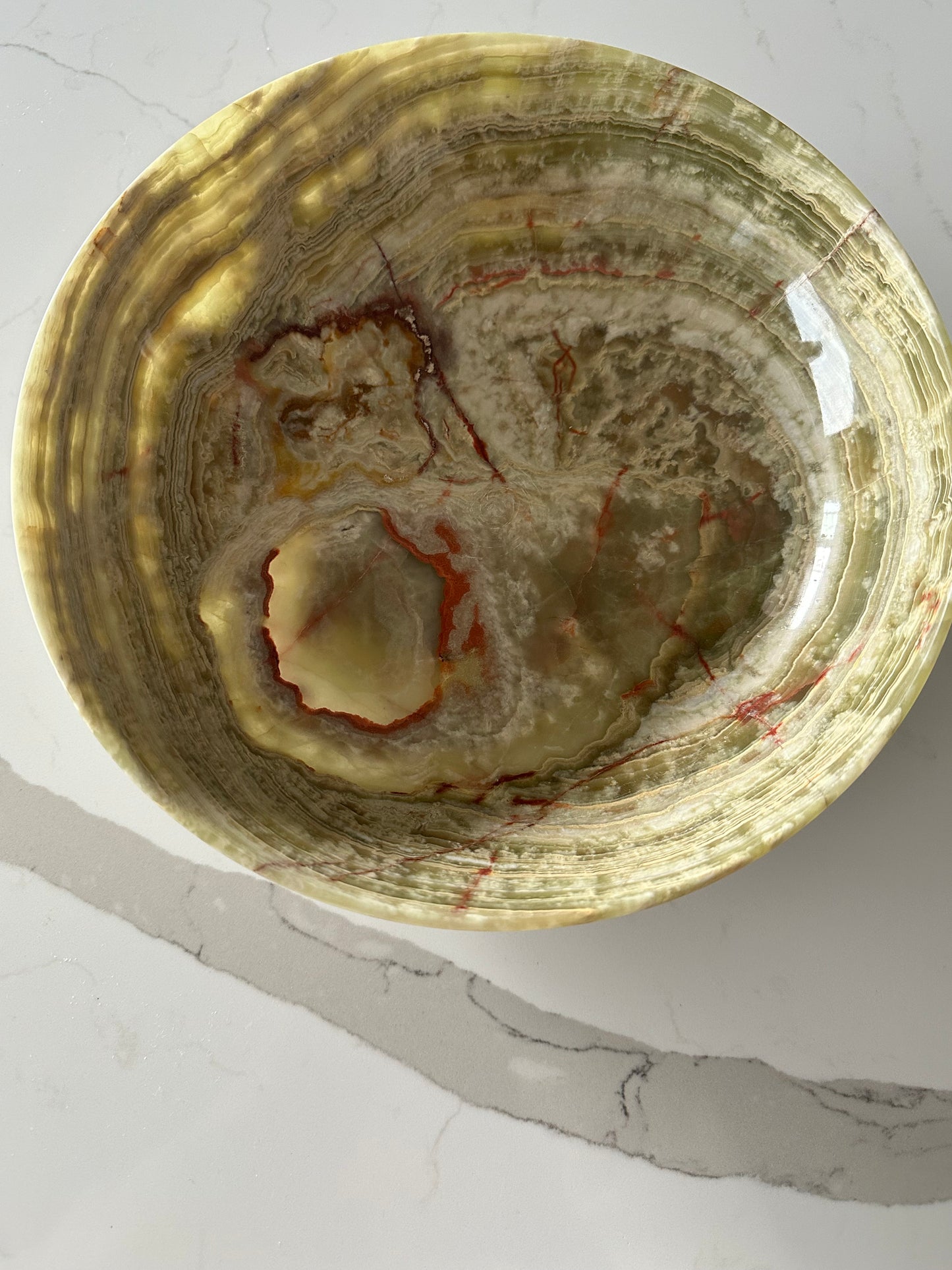10 inch Green Onyx Bowl