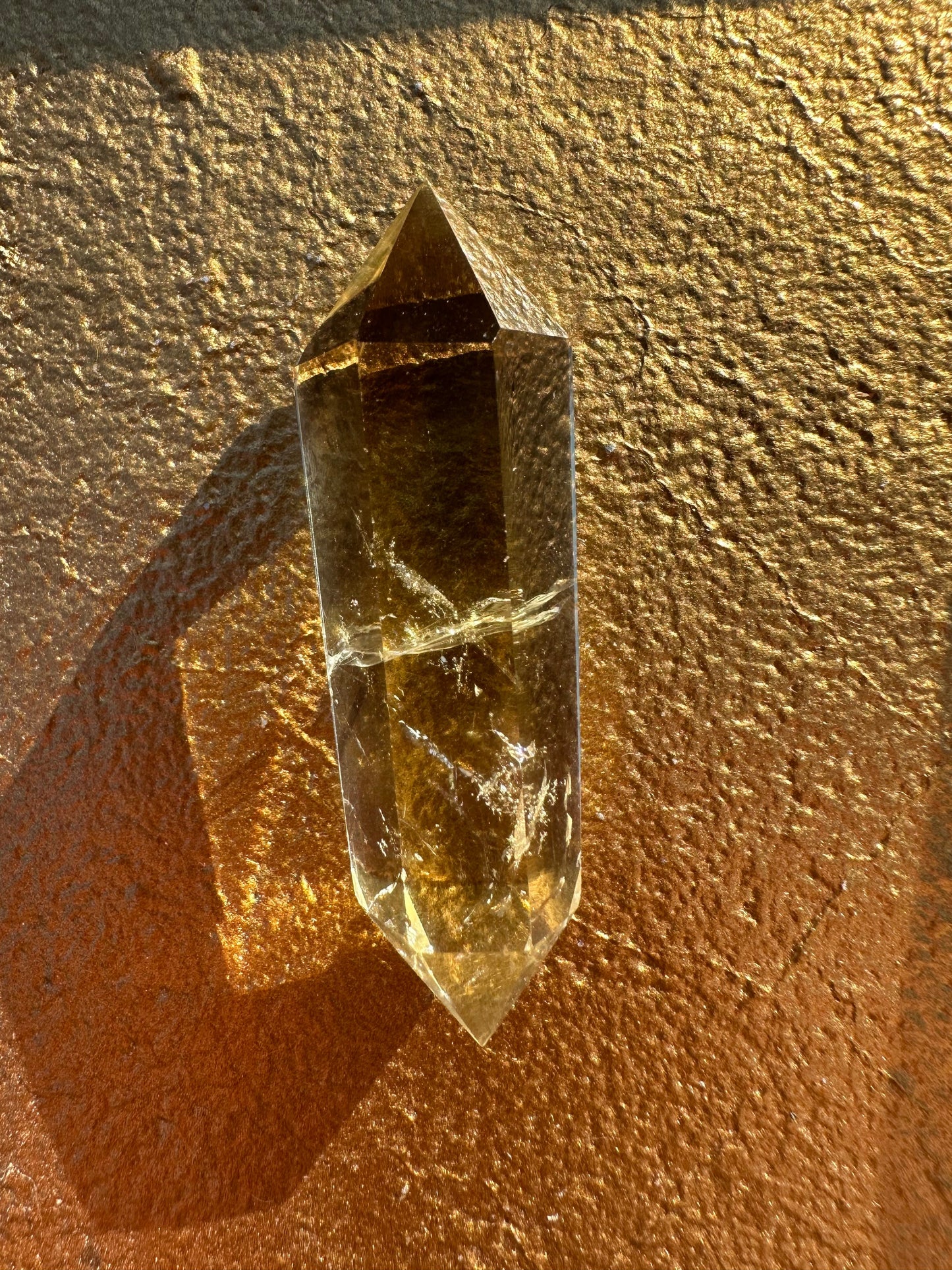 Smoky Citrine Double Terminated Wand