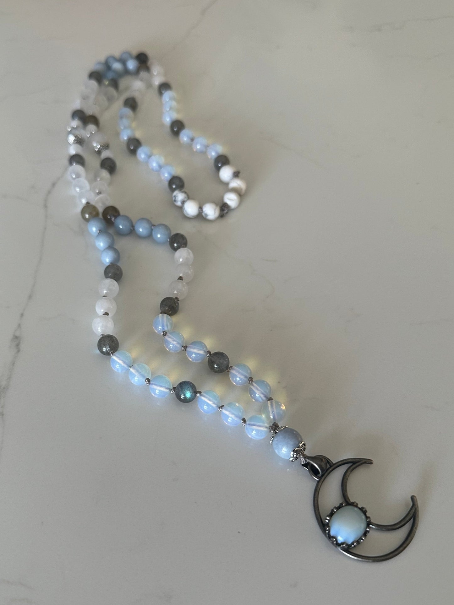 Angel Guide Moon Mala