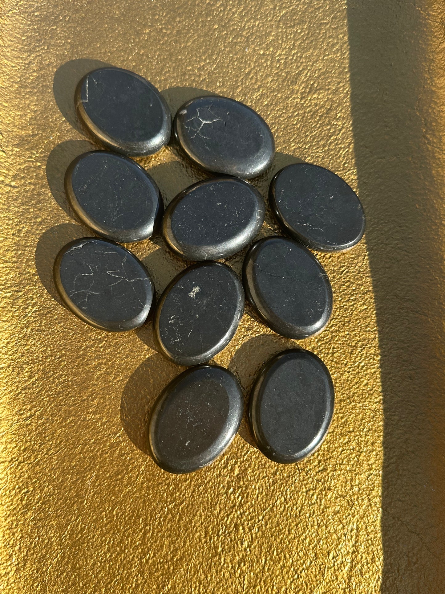Shungite Palm Stone (EMF Protection)