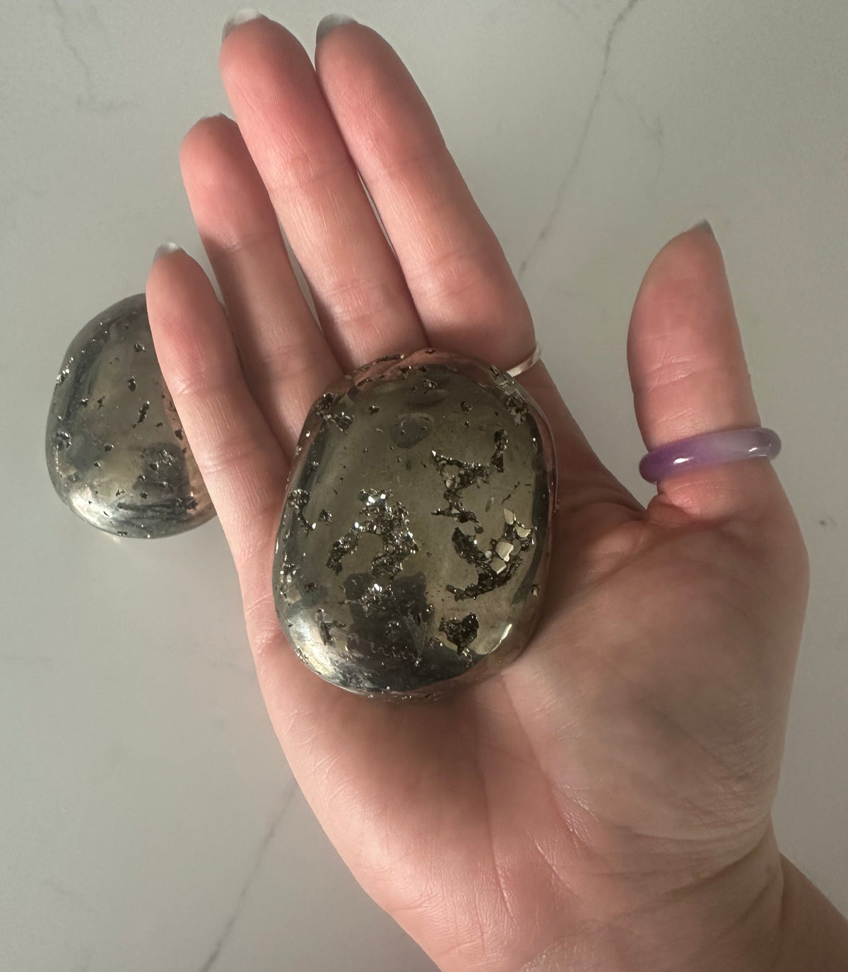 Pyrite Palmstone