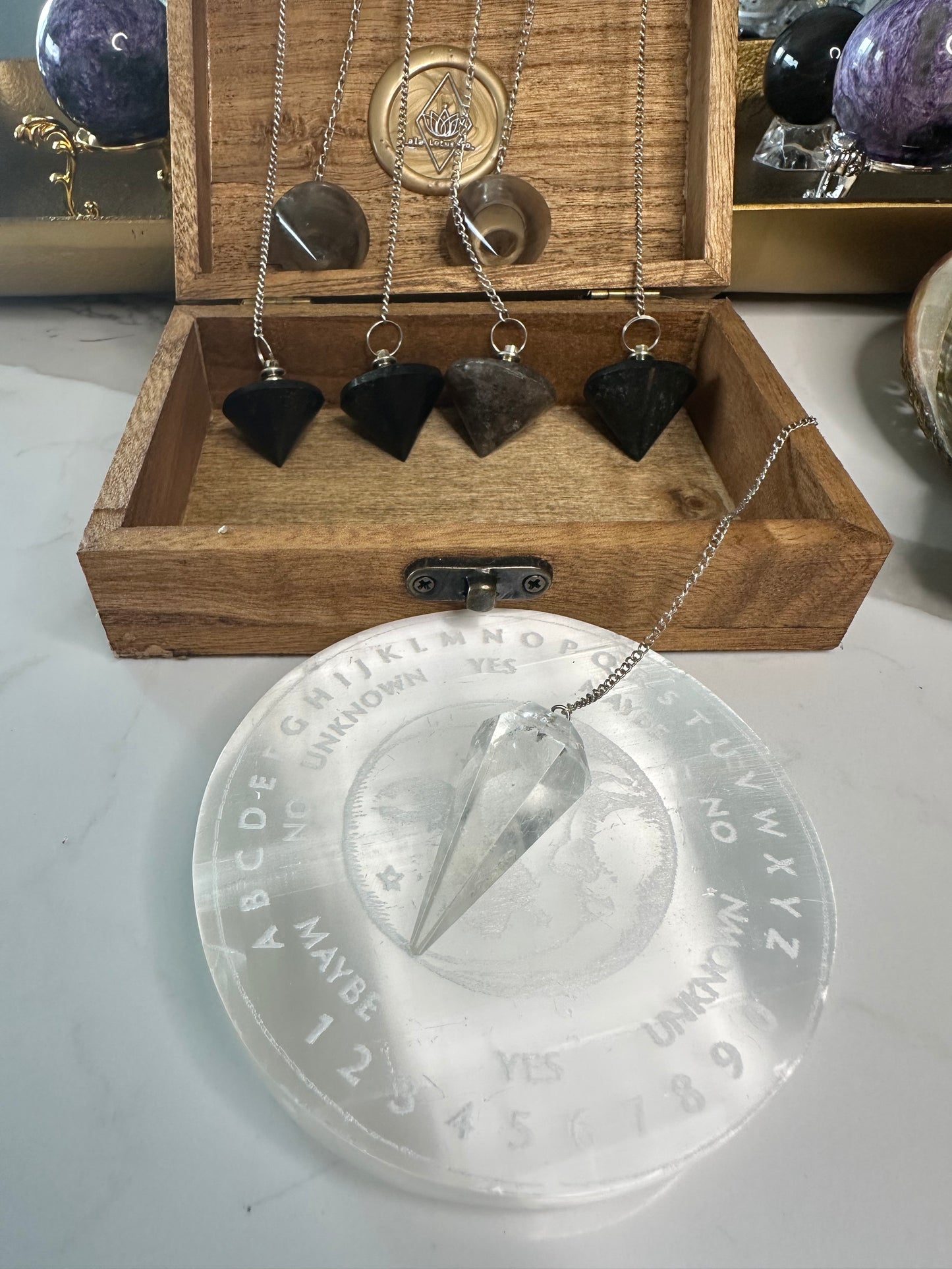 Crystal Pendulums
