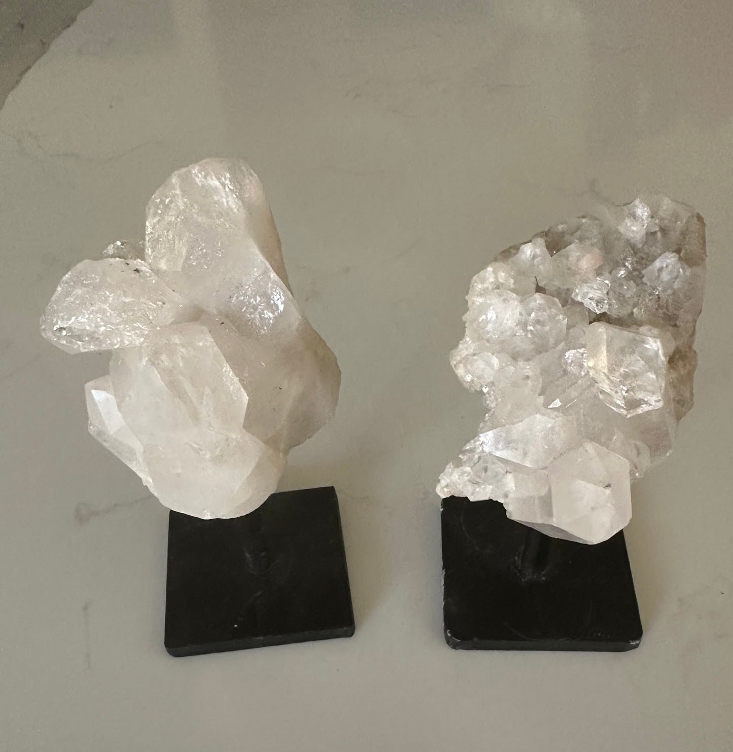 Mounted Clear Quartz Cluster