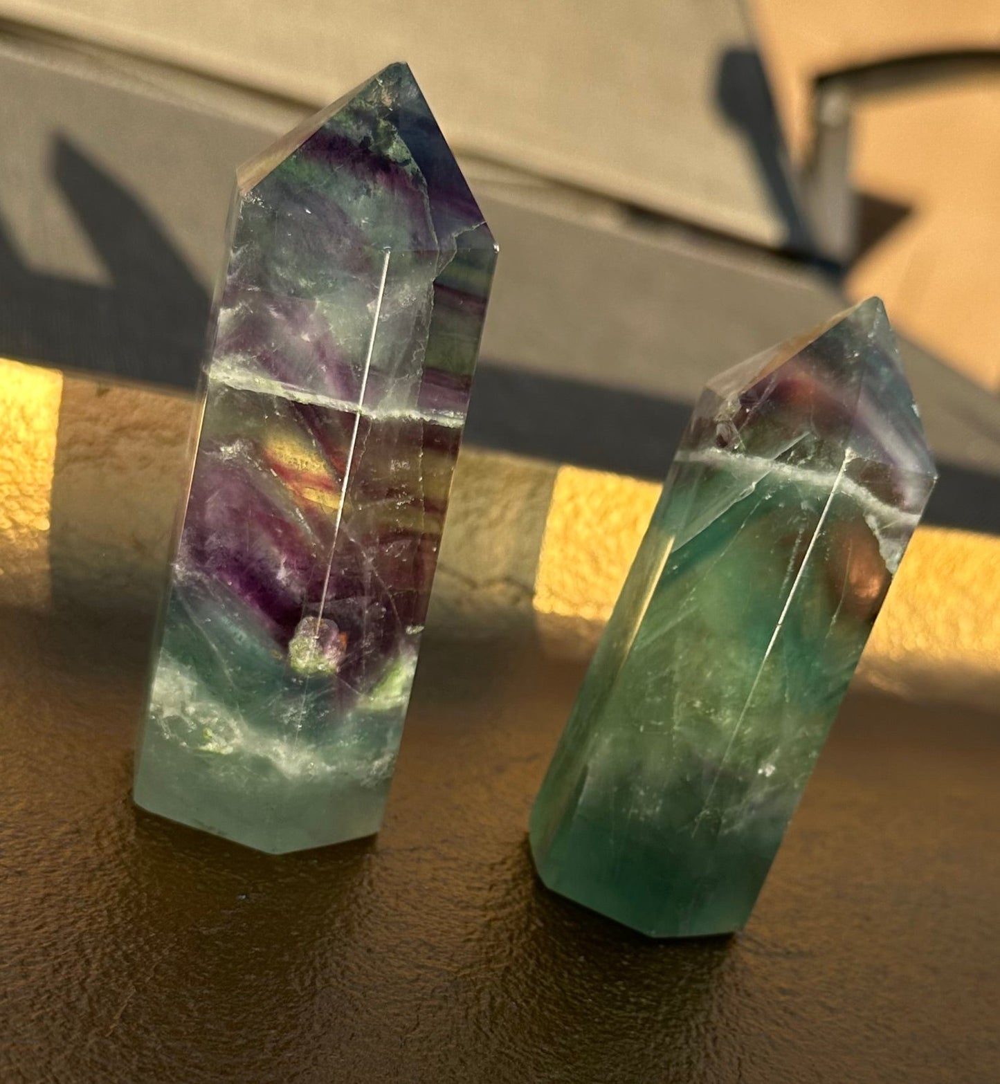 Rainbow Fluorite Tower