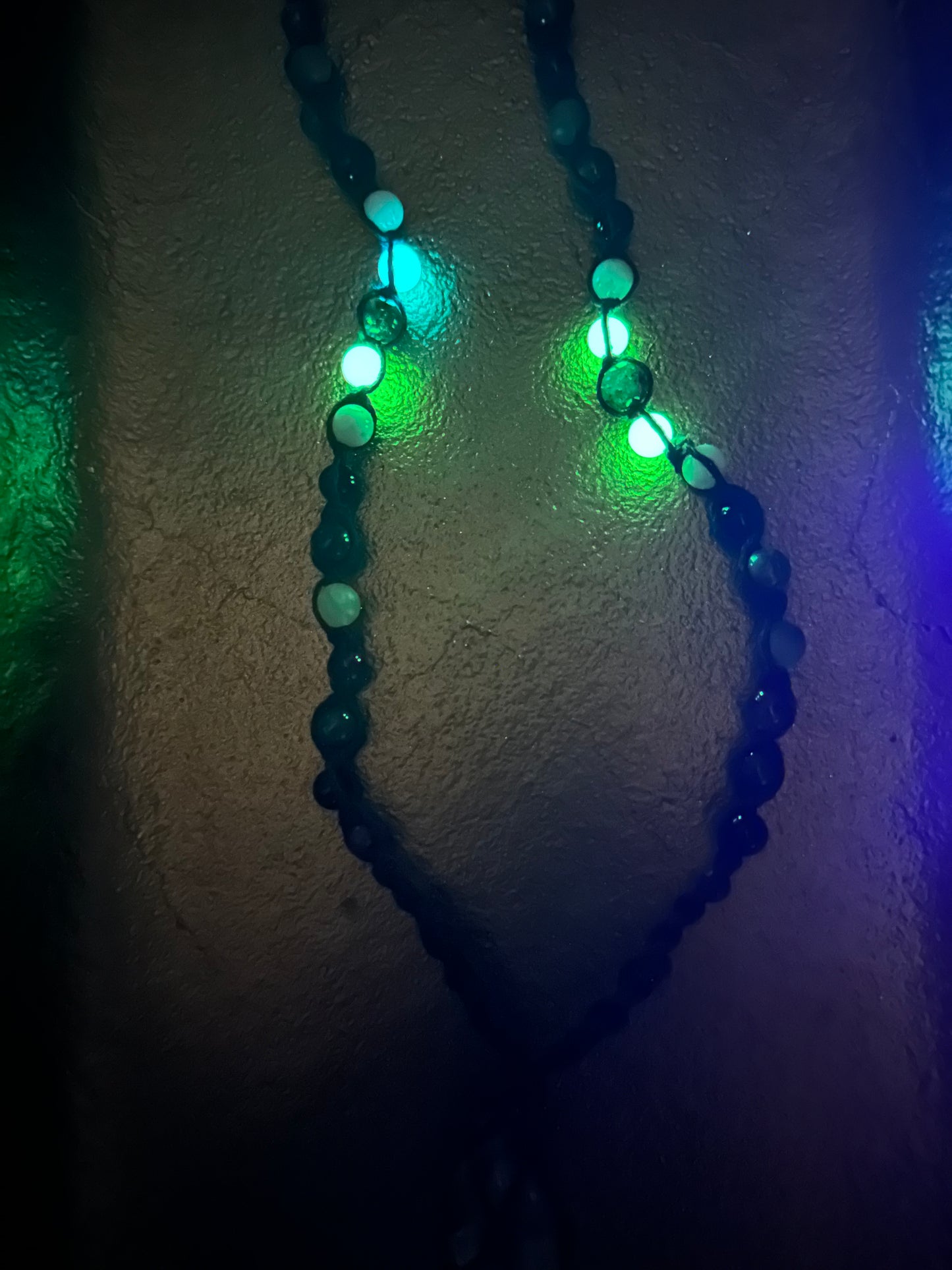 Green Amethyst Hemp Necklace