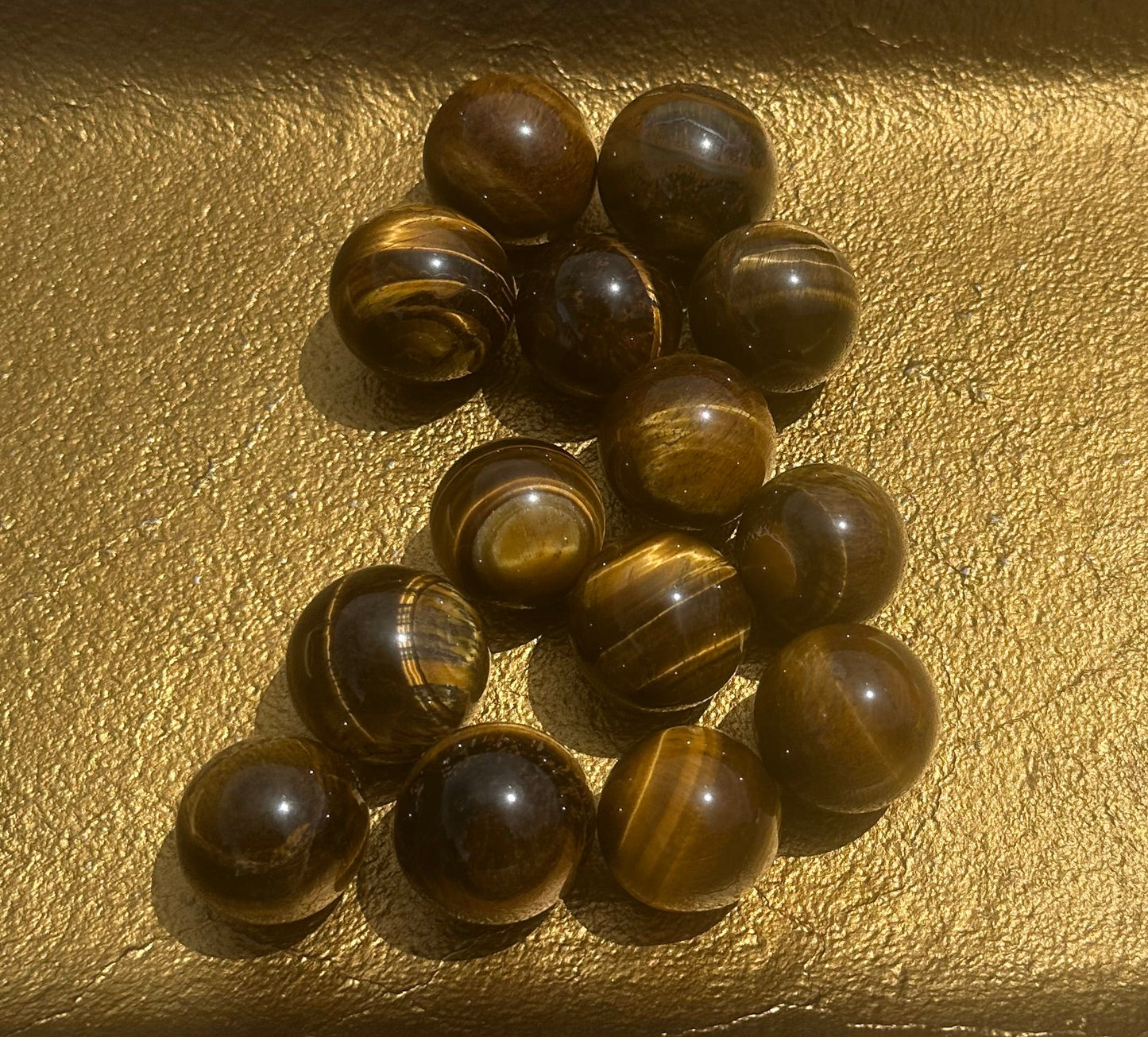 Mini Tigers Eye Spheres