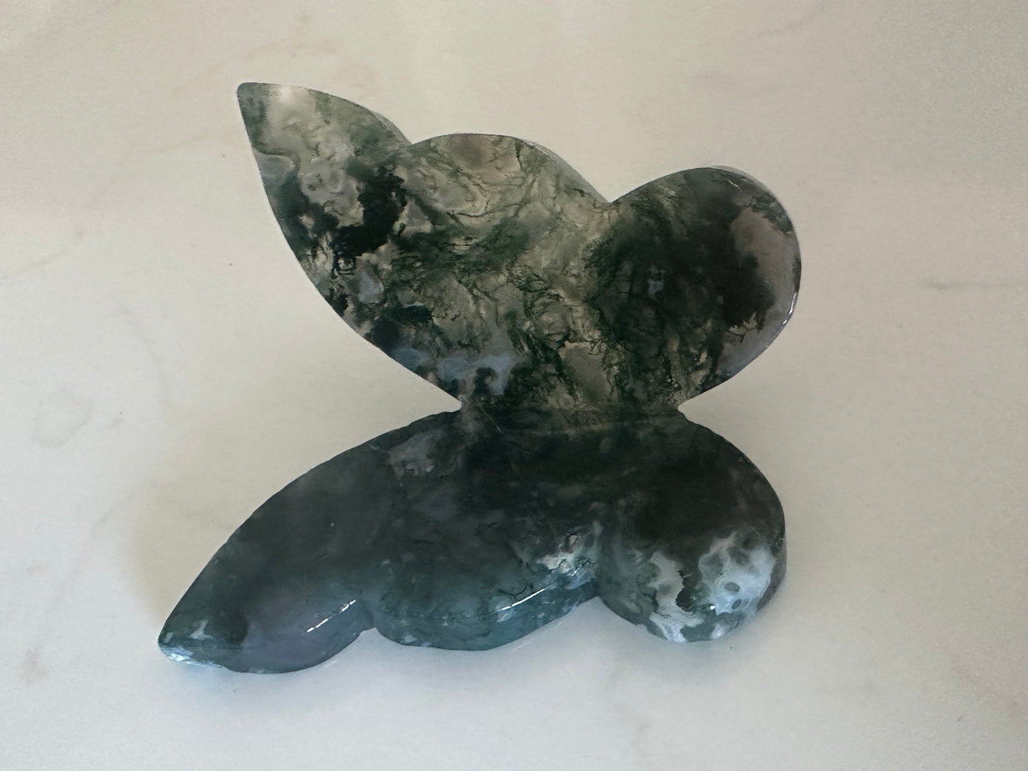 Moss Agate Butterfly