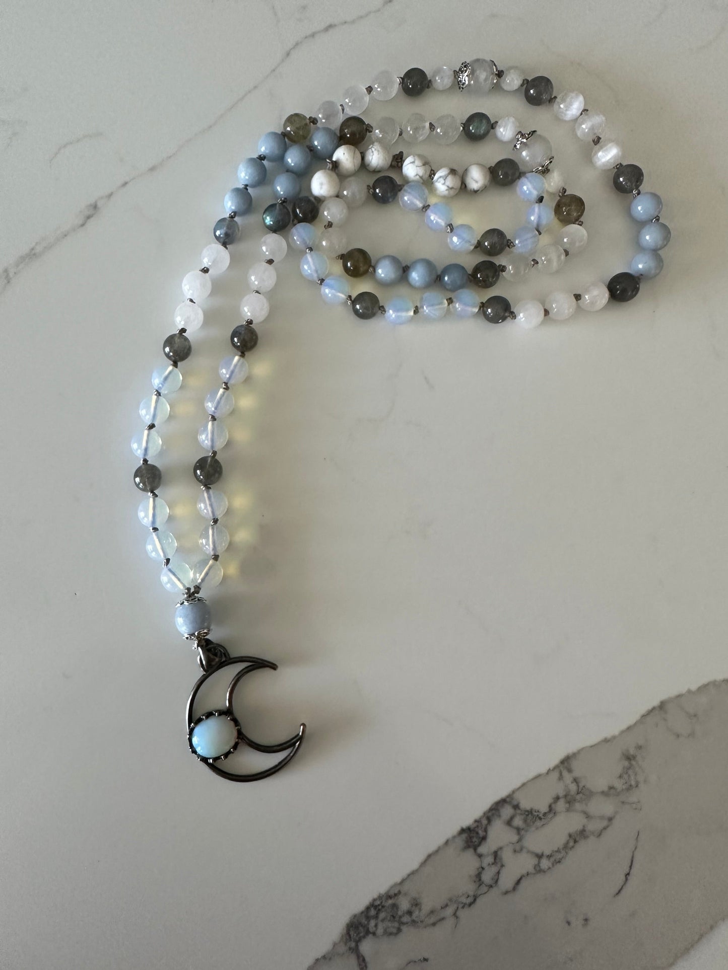 Angel Guide Moon Mala