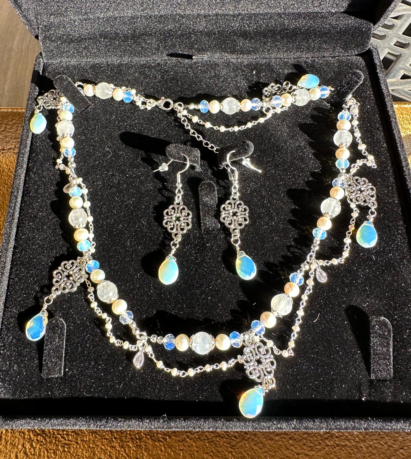 Ethereal Opalite Jewelry Set