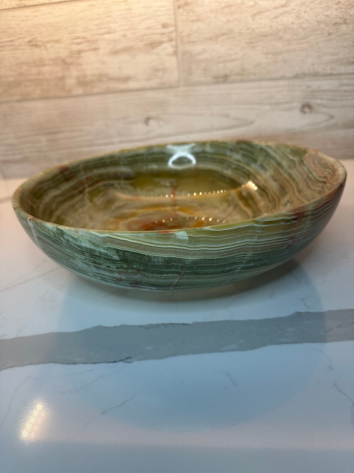 12 inch Green Onyx Bowl