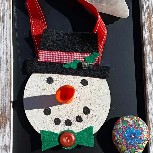 Bell Snowman Ornament