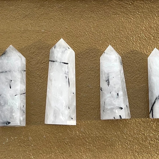 Black Terminated Quartz Towers