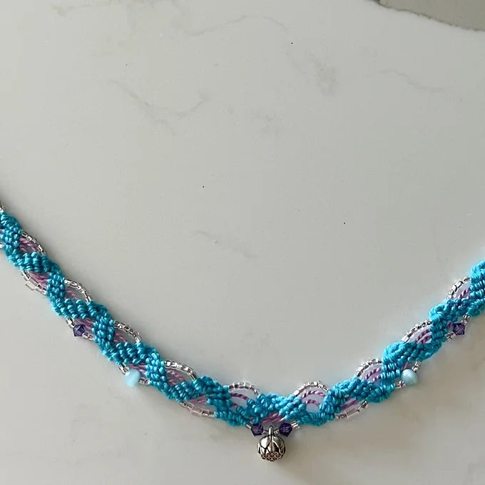 Blue Lotus Choker