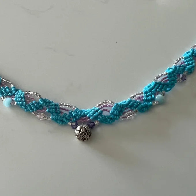 Blue Lotus Choker
