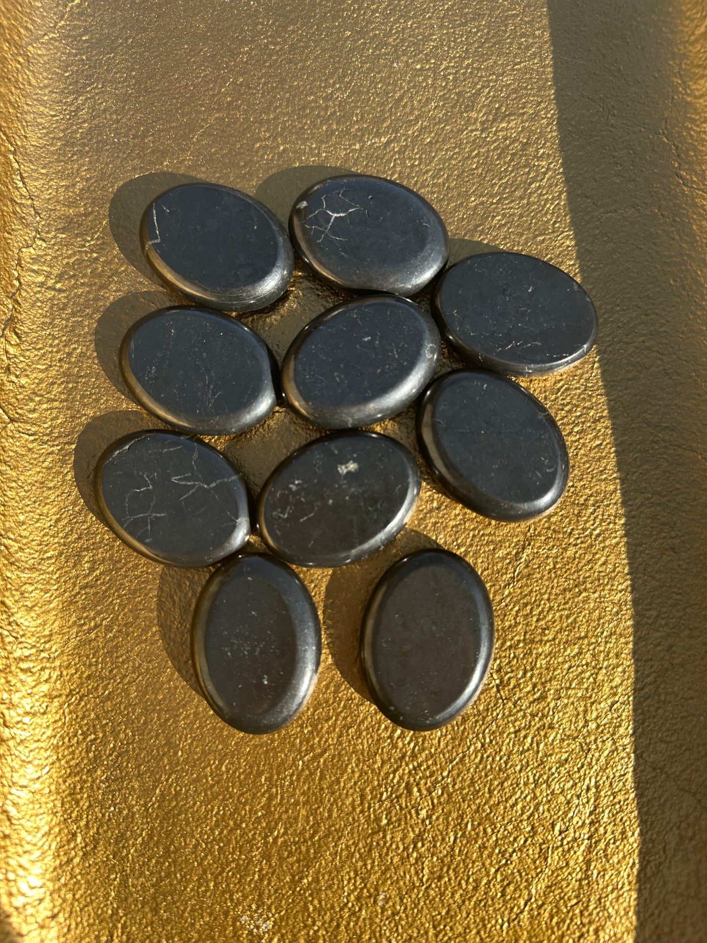 Shungite Palm Stone (EMF Protection)