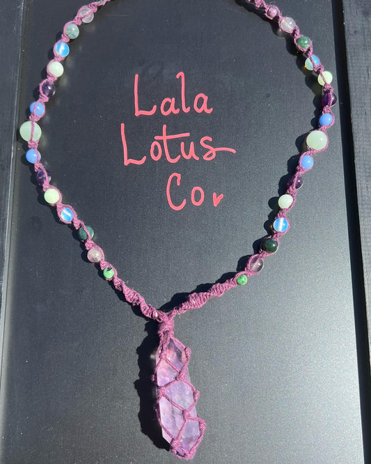 Purple Haze Hemp Necklace