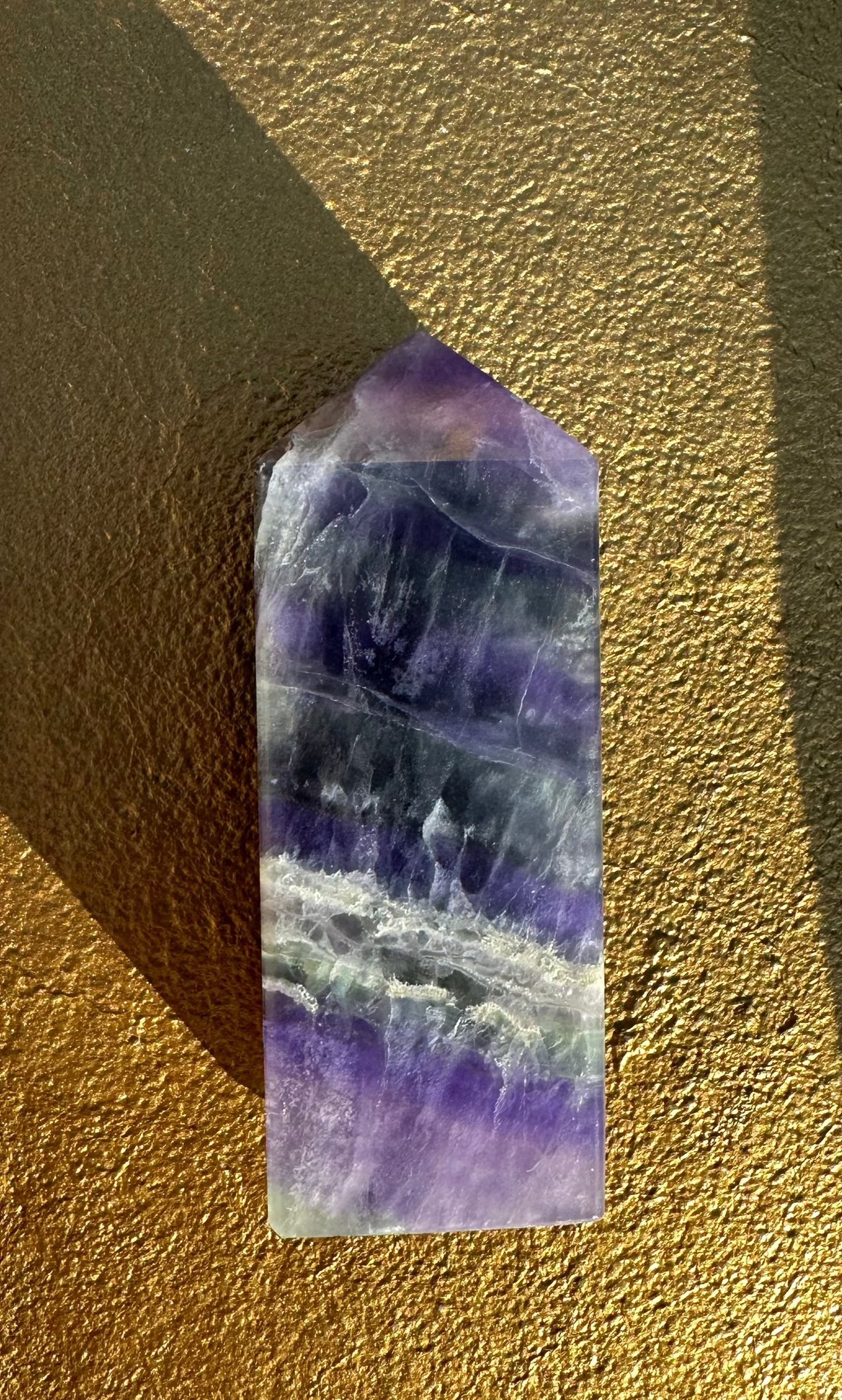 Rainbow Fluorite Obelisk