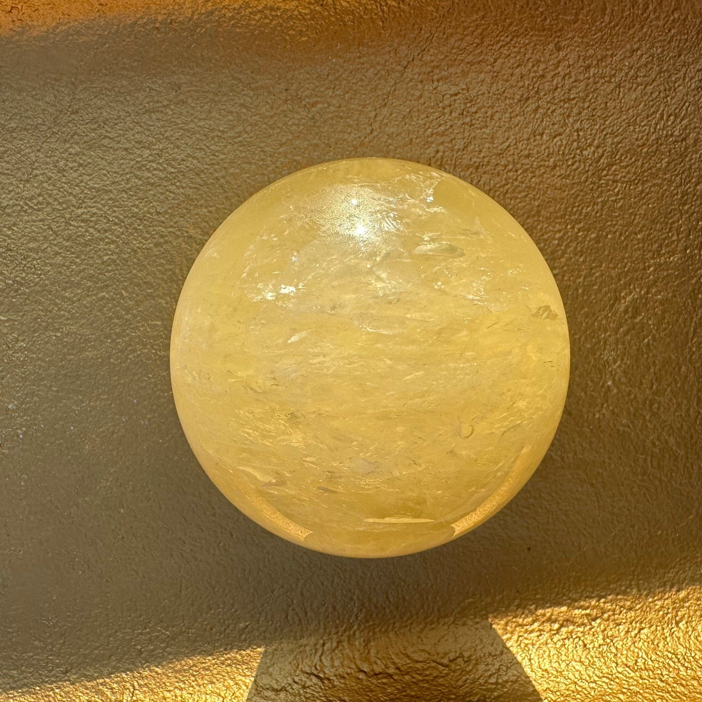 Starry Citrine Sphere