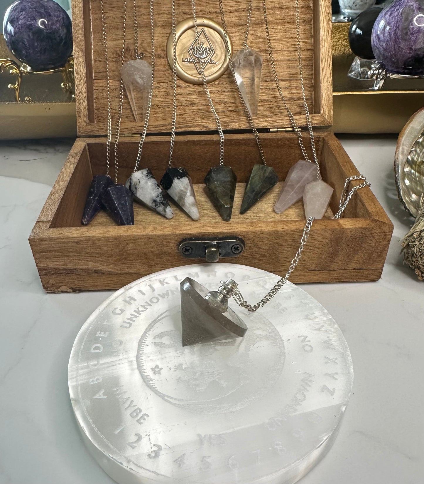 Crystal Pendulums