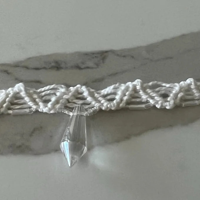 Clear Beaded Chokers