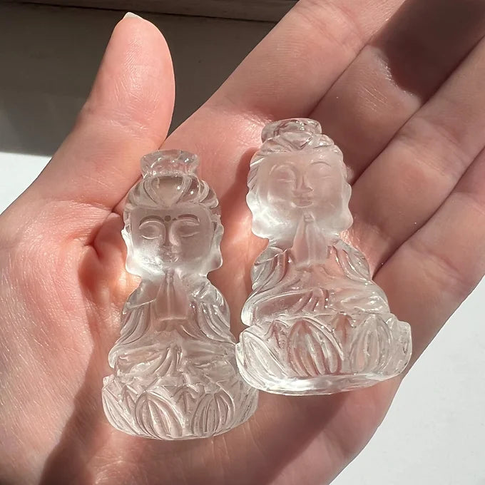 Clear Quartz Guanyin